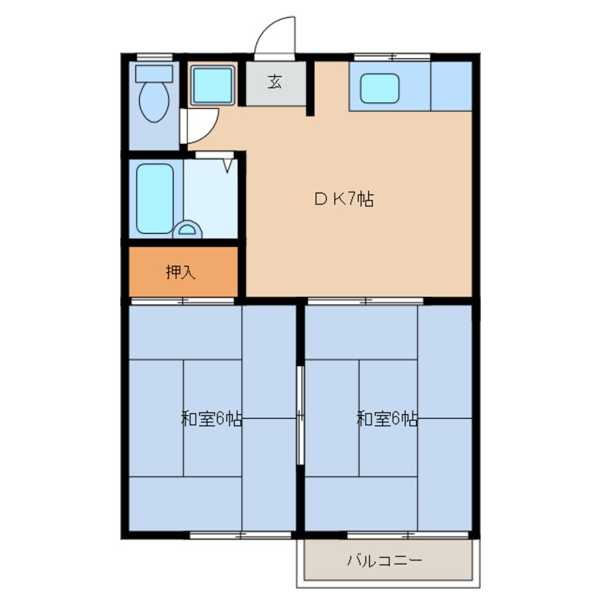 間取図 ハイツ三田