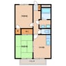 フラット立石（川東） 2DKの間取り