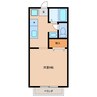 タカラダハイツ 1Kの間取り