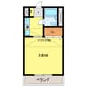 サンケンマンション 1Kの間取り