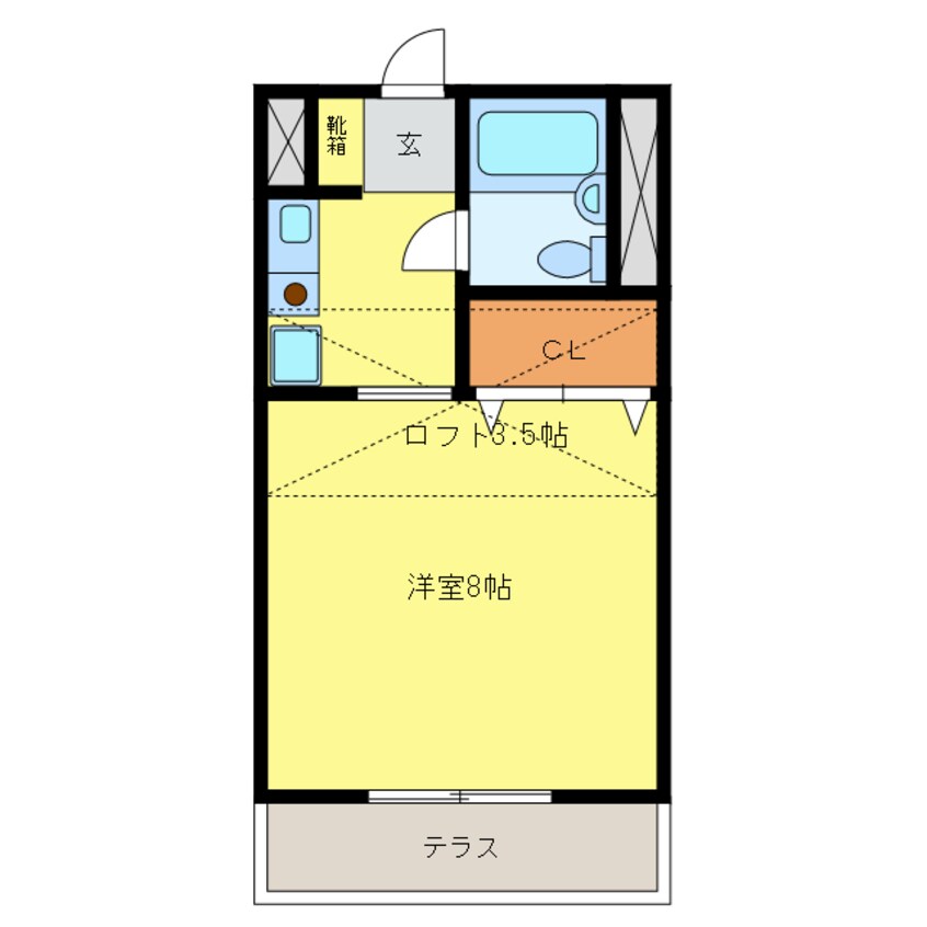 間取図 サンケンマンション