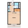 サンケンマンション 1Kの間取り