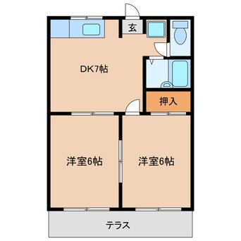 間取図 スポーツガーデンハイツ