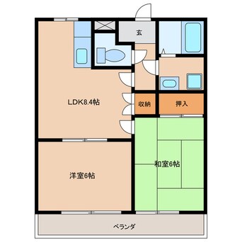 間取図 フローラルパレス
