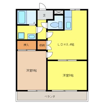 間取図 フローラルパレス