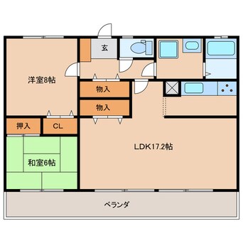 間取図 サンエクセル緑ヶ丘Ⅱ