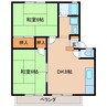 サンライズマンション 2DKの間取り