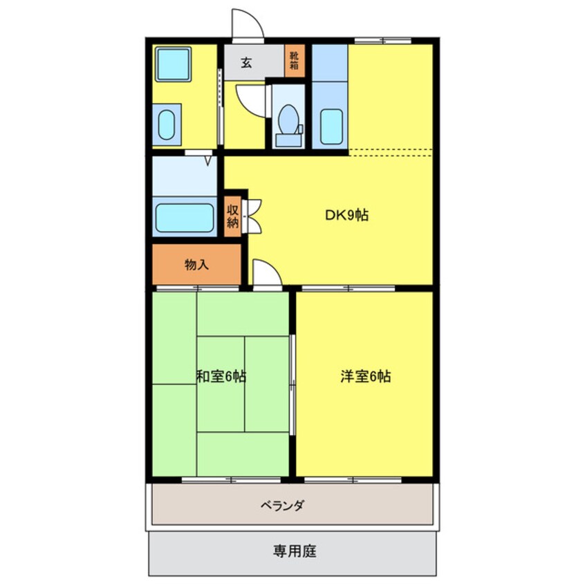 間取図 サンフラワー