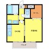 メゾンドレシャトー 1DKの間取り
