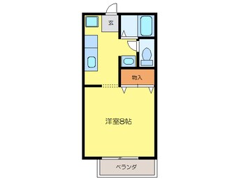 間取図 ビーライン桔梗