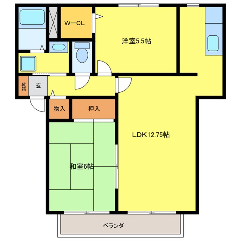 間取図 マメゾン