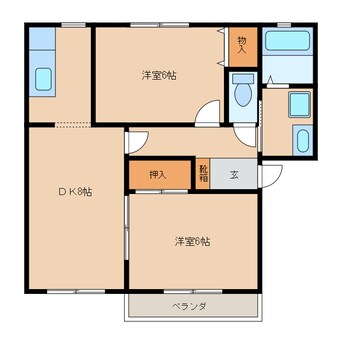 間取図 クラリティ雅Ⅱ