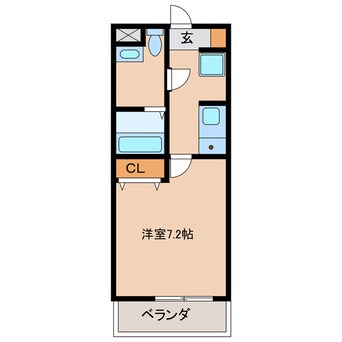 間取図 アステール鴻之台