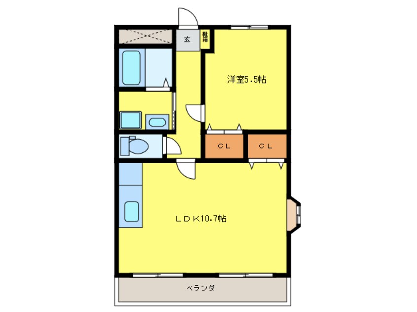 間取図 ルーラルスクエアー2