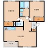 パルディアＨＭ 2LDKの間取り