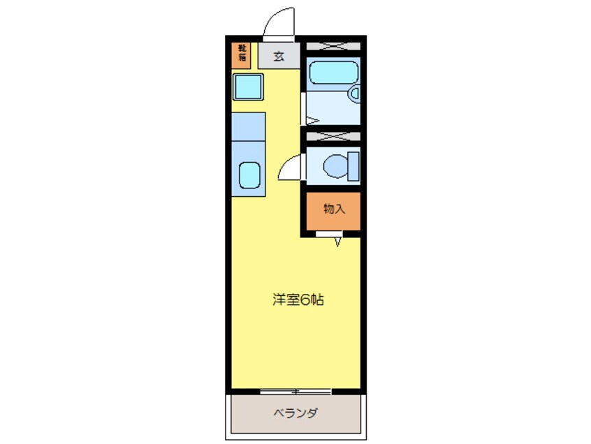 間取図 テイスティー鴻之台