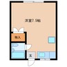 千戸タケシ 1Rの間取り