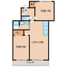Ｔｏｒａｎｏ城西 2LDKの間取り