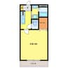 Villa金剛 1Kの間取り
