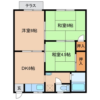 間取図 ハイツ緑西