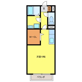 間取図 シャルマン　ドミール