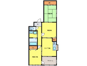 間取図 山﨑第2マンション