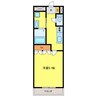 モンフレールi 1Kの間取り