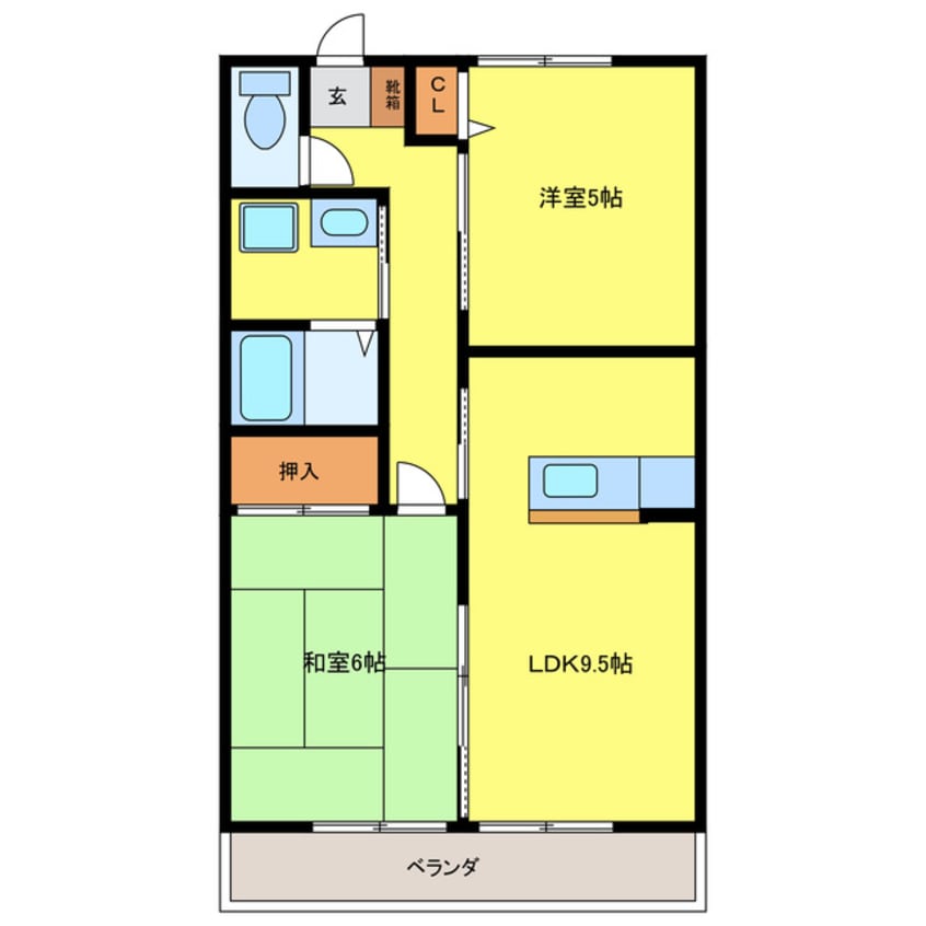 間取図 パラストｙⅡ