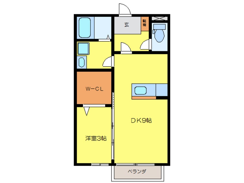 間取図 グランモアゆめが丘B棟