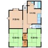 コーポ103館 3DKの間取り