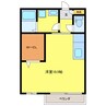 カーサ煌めき 1Rの間取り