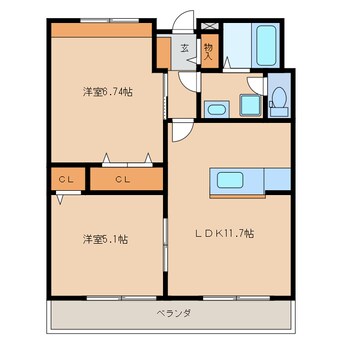 間取図 ラフレシール