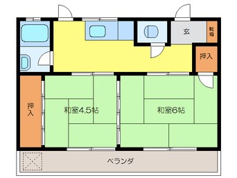 間取図 みどり荘