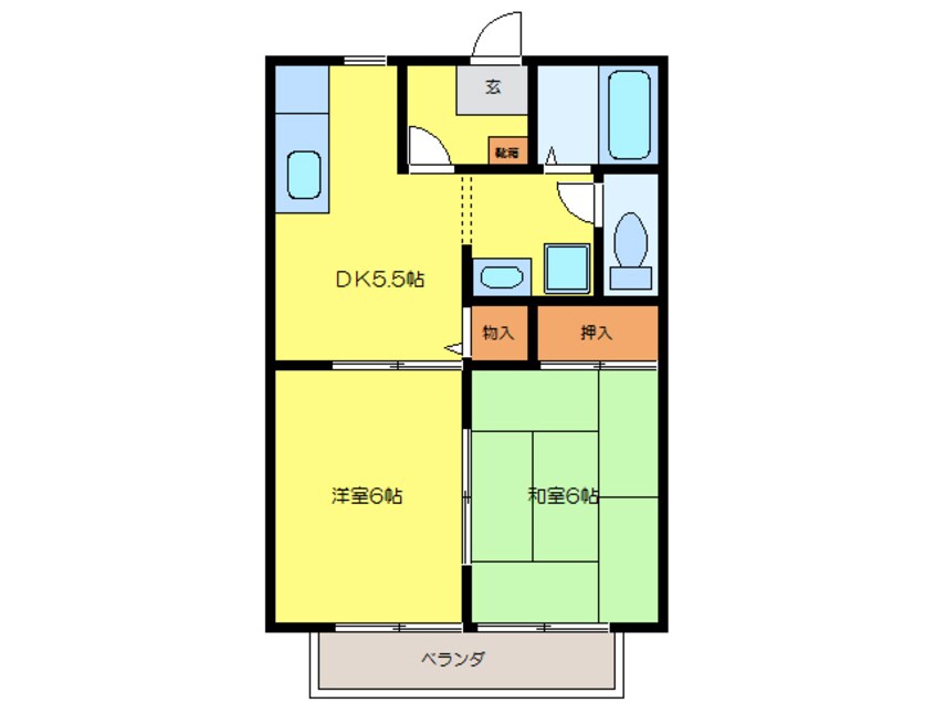 間取図 グリーンみやび