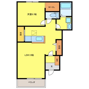 間取図 カルムメゾン