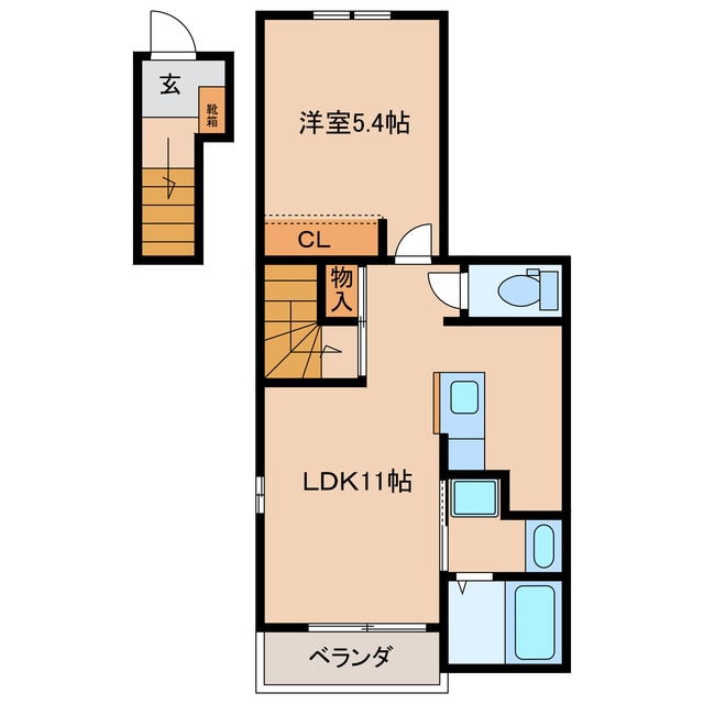 間取り図 サニーハウスⅡ希央台2番館
