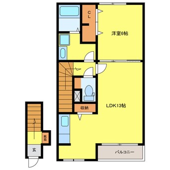 間取図 グローリーⅡ