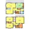 新田貸家 4LDKの間取り