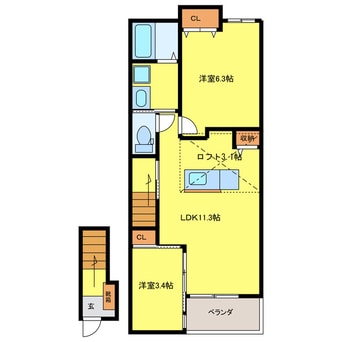 間取図 オレンジハウス
