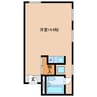 都ビル 1Rの間取り