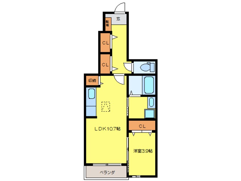 間取図 グランヒル山荘