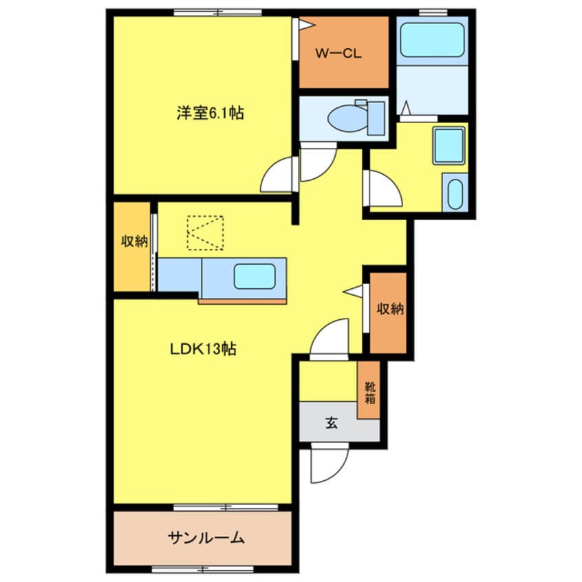 間取図 ユニゾン