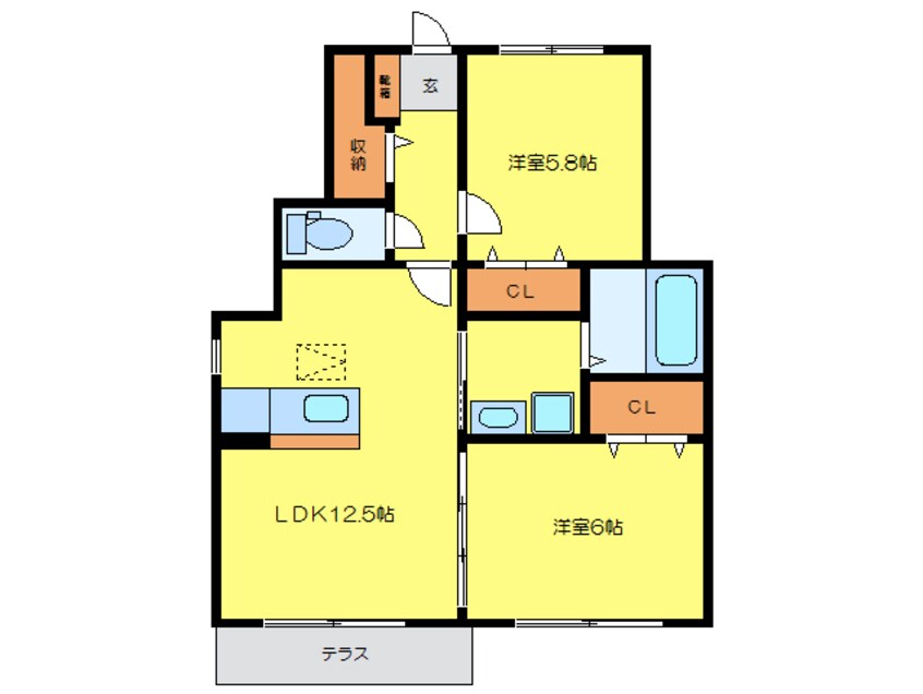 間取図 サニーレジデンス上野Ⅱ