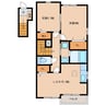 グランステージA 2LDKの間取り