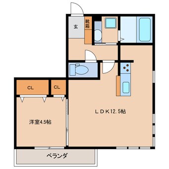 間取図 エムズモンピュール49