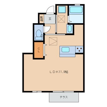 間取図 RESIDENCE蔵持