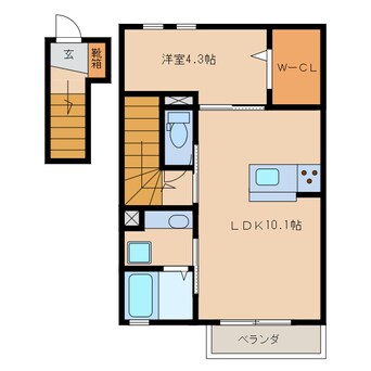 間取図 RESIDENCE蔵持