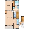 プレイスメゾンⅡ 1LDKの間取り