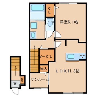 間取図 アムールヴィオラ