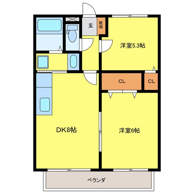 間取り図 パラストｙⅠ